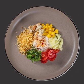 Поке пай с креветкой 